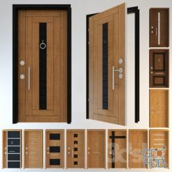 3D model Door Collection 1 - Entrance Doors