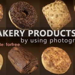 3D model Gumroad – Bakery products pack