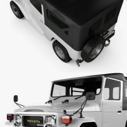 3D model Toyota Land Cruiser (J40) Canvas Top 1979