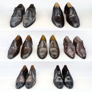 3D model Seven pairs of men's shoes