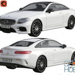 3D model Mercedes Benz E class C238 car