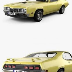 3D model Hum 3D car Mercury Montego Coupe 1970