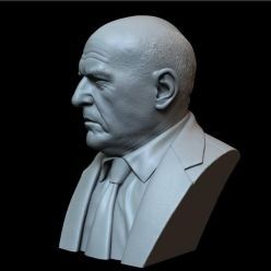 3D model Hank Schrader Bust from Breaking Bad – 3D Print