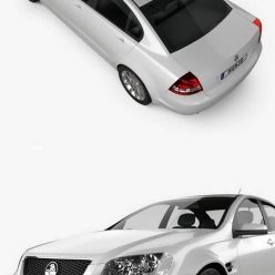3D model Holden Commodore VE Sedan 2012