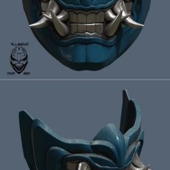 3D model Samurai - inspired mask – 3D Print