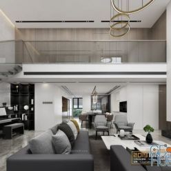 3D model Modern Style Interior 012