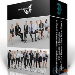 3D model RenderPeople – Business people: 3D models bundle (3ds Max, Vray)