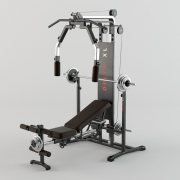 3D model Fitness strength simulator