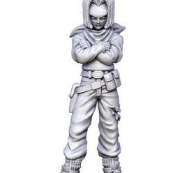 3D model Android 17 Dragon Ball – 3D Print