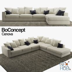 3D model Sofa BoConcept Cenova IF52