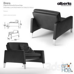 3D model Alberta \ Brera Armchair