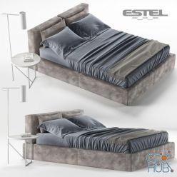 3D model ESTEL CARESSE bed (max. obj)