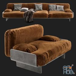 3D model Baxter Bardot sofa