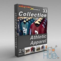 3D model DigitalXModels – Volume 33 – Athletic Apparel