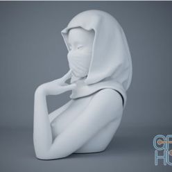 3D model Sexy ninja head – 3D Print