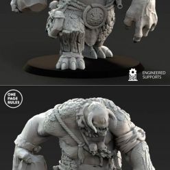 3D model One Page Rules - Beastmen Cyclops – 3D Print