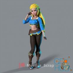 3D model Princess Zelda