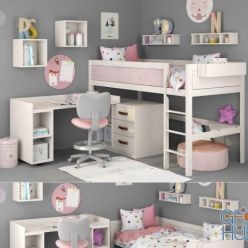 3D model Toys and furniture set