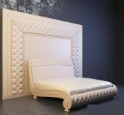 3D model Italian bed Carpanelli Classic