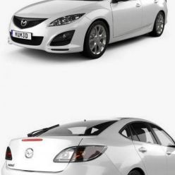 3D model Mazda 6 Sedan 2011 Hum 3D