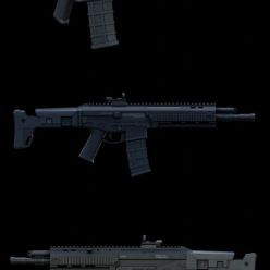 3D model ACR Rifle PBR