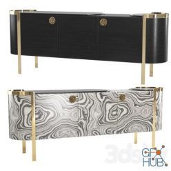 3D model Commode DORIS Opera Contemporary 1