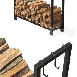 3D model Firewood Storage Rack 2