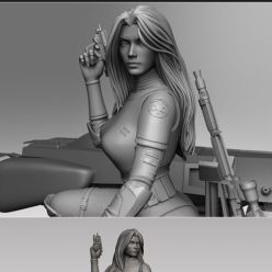 3D model Star Wars Girl – 3D Print