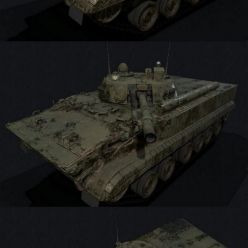 3D model BMP-3 PBR