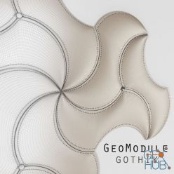 3D model GeoModule Gothik wall panel