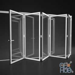 3D model Alumil accordion doors