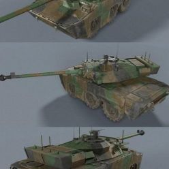 3D model AMX 10 RCR PBR