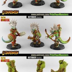 3D model Paint Your Monsters October Models – 3D Print Model – 3D Print