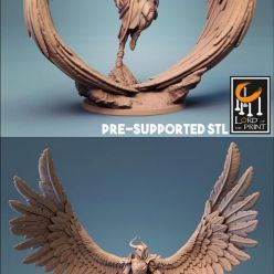 3D model ﻿Angelic Warrior – 3D Print