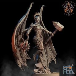 3D model Zadkiel the Fallen – 3D Print