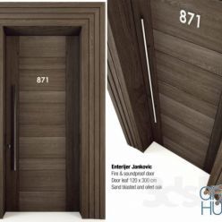 3D model Door Lux 1