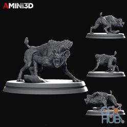 3D model Fiendish Hyena B – 3D Print