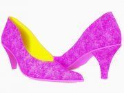 3D model Pink shoes