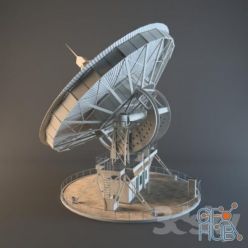 3D model Stationary space radar