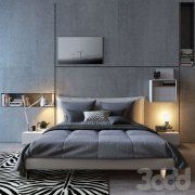 3D model Bed Alf Francis for Italia Home