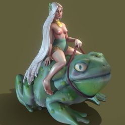 3D model Frog lady – 3D Print