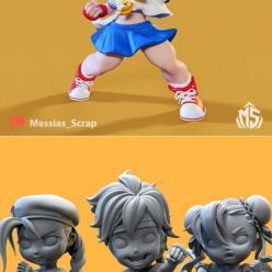 3D model Sakura Kasugano Chibi