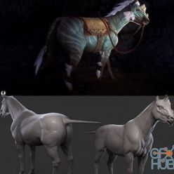 3D model Outworld Horse PBR