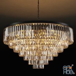 3D model GRAMERCY HOME - ADAMANT 7 RING CHANDELIER CH015-33-ABG