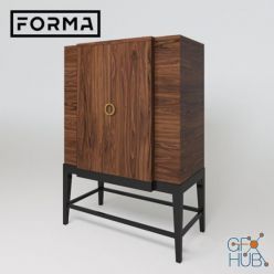 3D model Bar cabinet Forma PRM-06