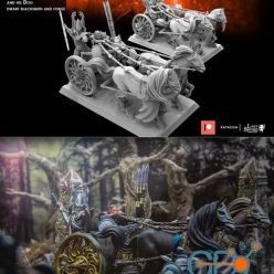 3D model Elven Princes and their Warchariots – 3D Print