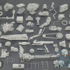 3D model Cubebrush – Kit bash(57 pieces) – collection-19