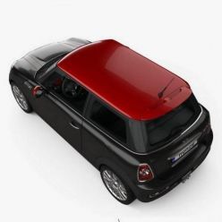 3D model Mini John-Cooper-Works hardtop 2011 car