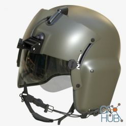 3D model Gentex HGU-56 P Rotary Wing Helmet System PBR