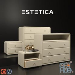 3D model ESTETICA METROPOL FURNITURE SET 2